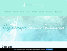 Tablet Screenshot of physiotherapie-gruetzmacher.de